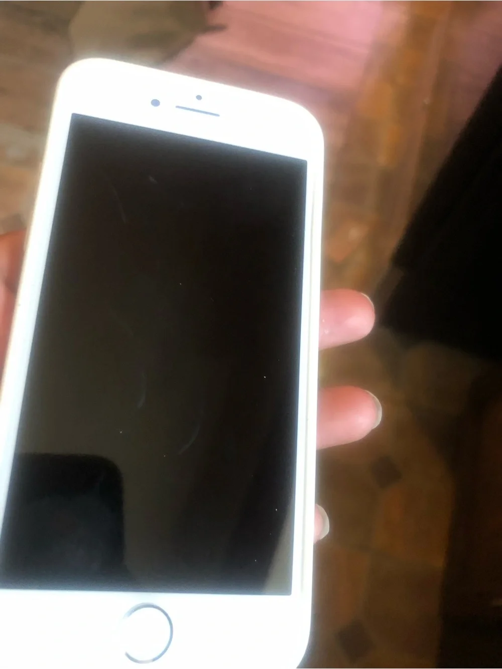 Apple iPhone White Front Panel with Home Button